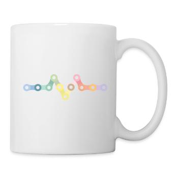 Bicycle chain - Mug - white - Right