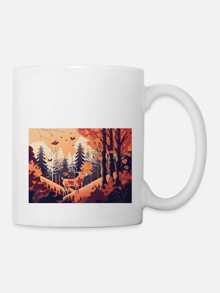 Climbing the Hill (Fall Collection #11) - Mug - white