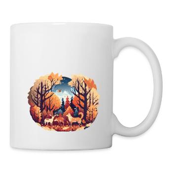 Animal Gathering (Herbstkollektion #9) - Tasse - Weiß - Rechts