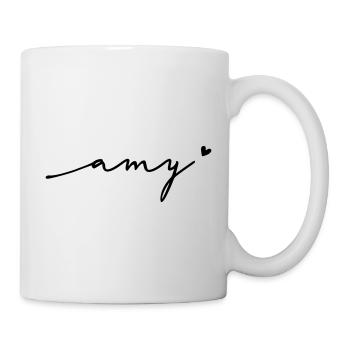 Amy Cursive Name - Mug - white - Right