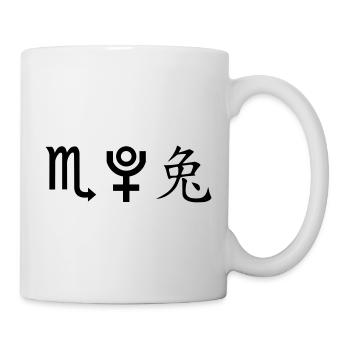 Scorpion Pluton Lapin - Mug blanc - blanc - Droite