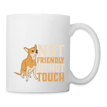 Pas amical, ne pas toucher 37 - Mug blanc - blanc - Droite