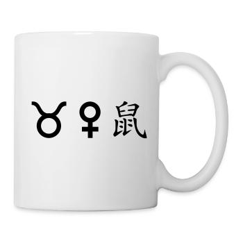 Taurus Venus Rat - Mug - white - Right