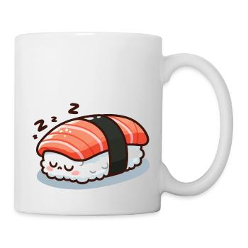 Schlafender Sushi - Tasse - Weiß - Rechts