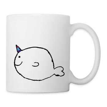 Narwhal Rainbow Unicorn - Mug - white - Right