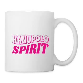 Kanupolo Spirit Slogan - Tasse - Weiß - Rechts
