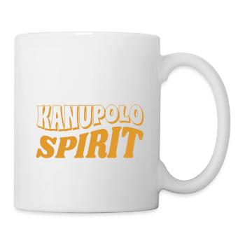 Kanupolo Spirit Slogan - Tasse - Weiß - Rechts