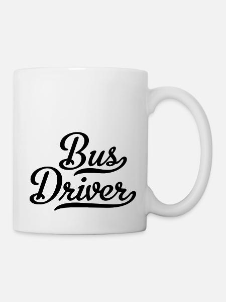 Busfahrer - Tasse - Weiß