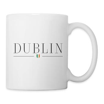 Ich liebe Dublin - Tasse - Weiß - Rechts