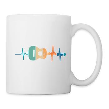 Heartbeat Guitar - Mug - white - Right