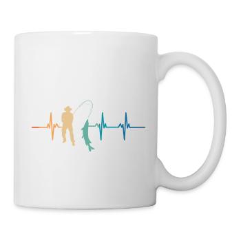 Fisherman's Heartbeat - Mug - white - Right