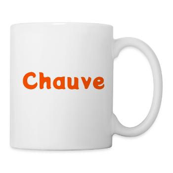 Chauve qui peut ! - Mug blanc - blanc - Droite