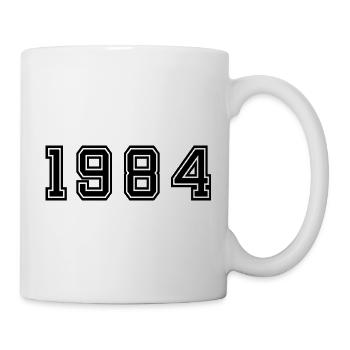 Année 1984 - Mug blanc - blanc - Droite