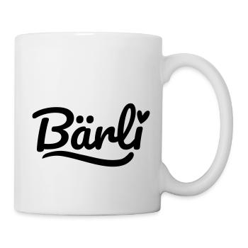 Bärli Schrift Herz - Tasse - Weiß - Rechts