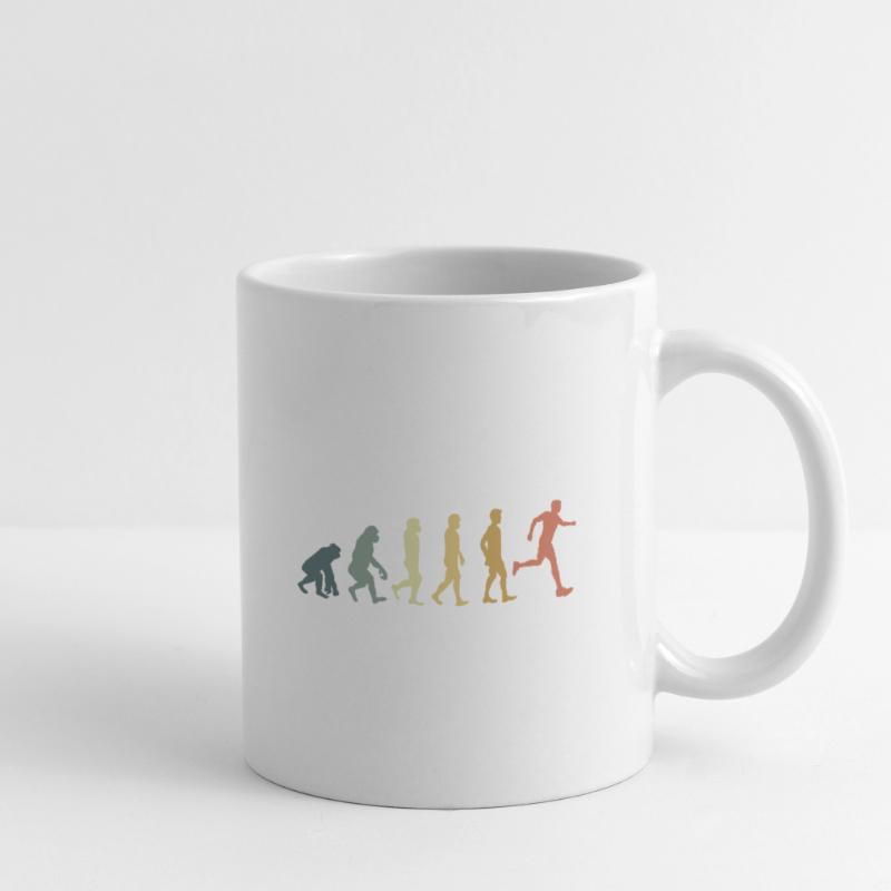 Evolution running Mug blanc