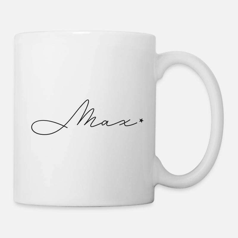 Nom : Max - Mug blanc - blanc