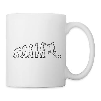 Fußballmannschaft Fußballdesign Fußballspieler - Tasse - Weiß - Rechts
