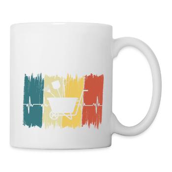 Vintage Heartbeat Gardening - Mug - white - Right