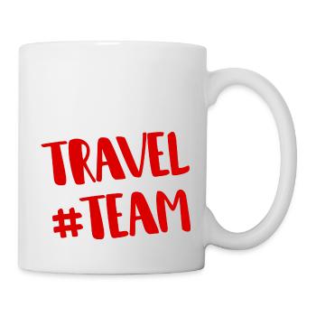 Équipe de voyage - Mug blanc - blanc - Droite
