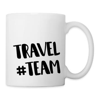 Équipe de voyage - Mug blanc - blanc - Droite