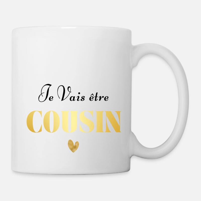 Je vais être cousin - Mug blanc - blanc