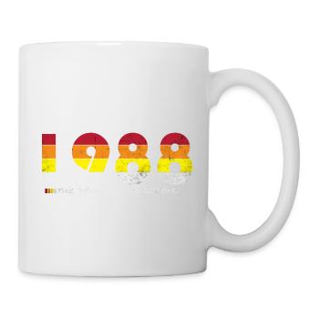 Millésime 1988 - L’année de la légende - Rétro 36 - Mug blanc - blanc - Droite