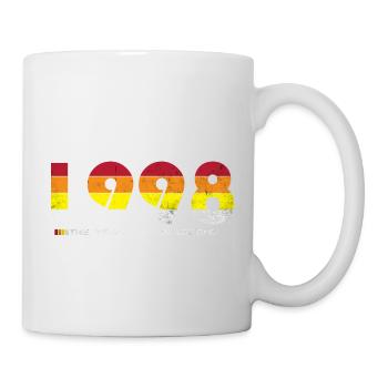 Millésime 1998 - L’Année de la Légende - Rétro 26 - Mug blanc - blanc - Droite