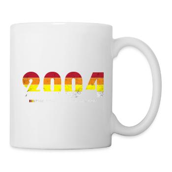 Millésime 2004 - L’année de la légende - Rétro 20 - Mug blanc - blanc - Droite