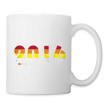 Millésime 2016 - L’année de la légende - Rétro 8 - Mug blanc - blanc - Droite