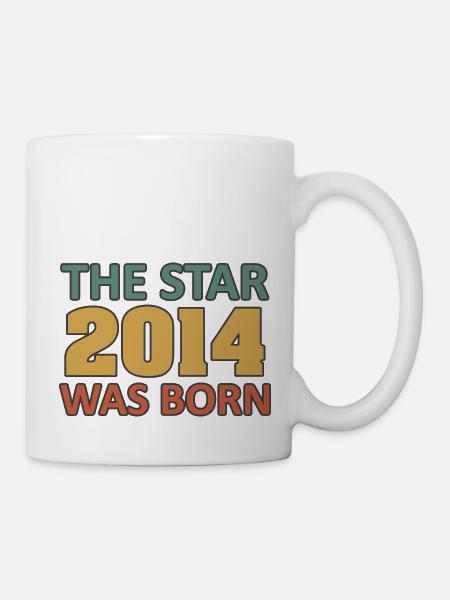 10. Geburtstag 2014. The Star 2014 was born - Tasse - Weiß