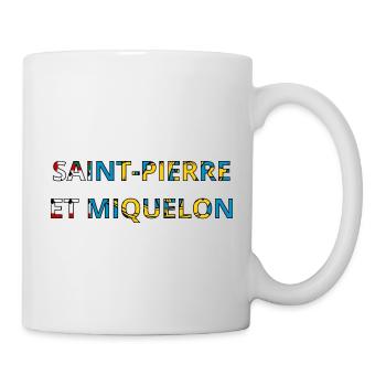 Drapeau Saint perre et miquelon - Mug blanc - blanc - Droite