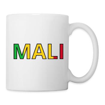 Drapeau Mali - Mug blanc - blanc - Droite