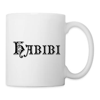 Habibi - mein Geliebter – Freund - Liebling - Tasse - Weiß - Rechts