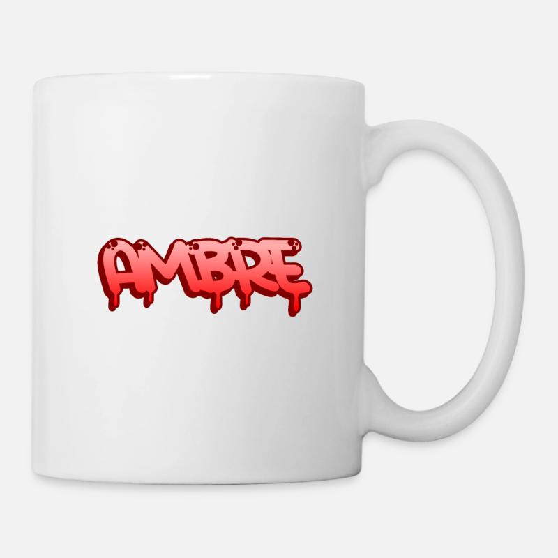 Graffiti Name Amber - Mug - white