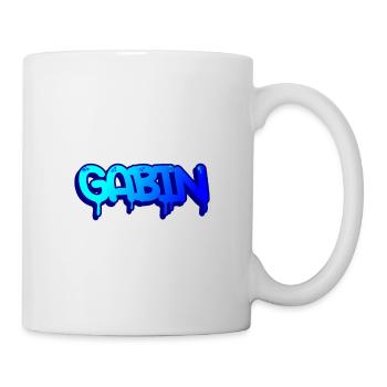 Graffiti prénom Gabin - Mug blanc - blanc - Droite