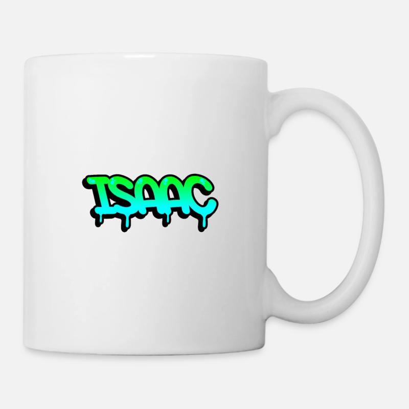 Graffiti First Name Isaac - Mug - white