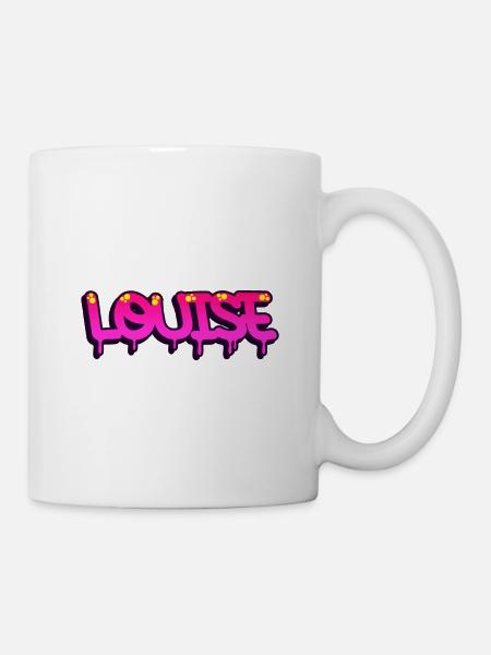 Graffiti First Name Louise - Mug - white