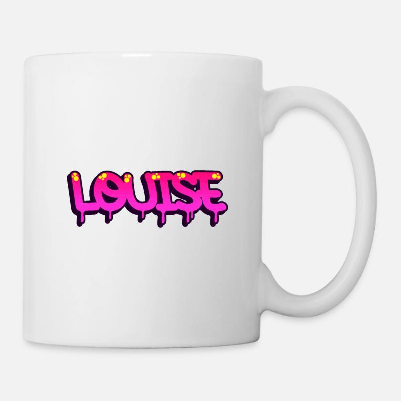 Graffiti Vorname Louise - Tasse - Weiß