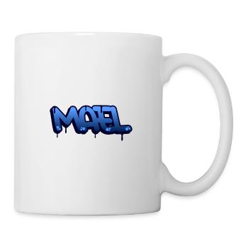 Graffiti prénom Mael - Mug blanc - blanc - Droite