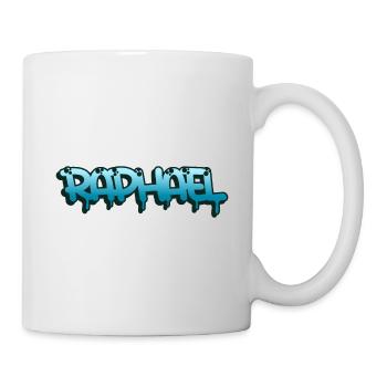 Graffiti name Raphael - Mug - white - Right