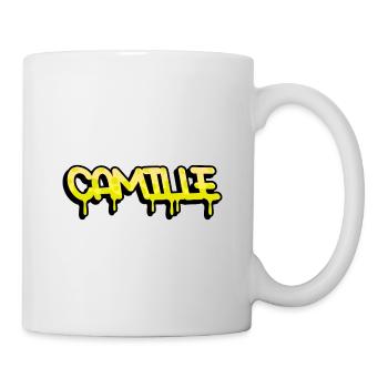 Graffiti prénom Camille - Mug blanc - blanc - Droite