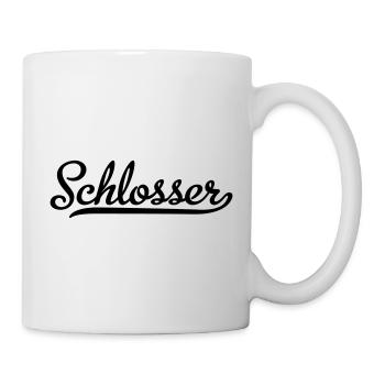 Schlosser - Tasse - Weiß - Rechts