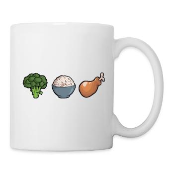 MUSCLE FUEL #1 - Tasse - Weiß - Rechts