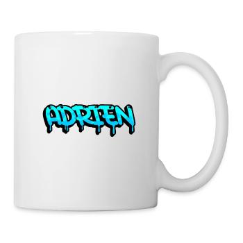 Graffiti Vorname Adrien - Tasse - Weiß - Rechts