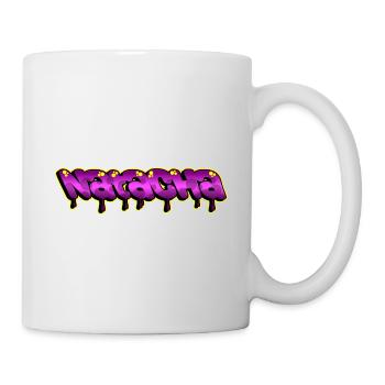 Graffiti Prénom Natacha - Mug blanc - blanc - Droite