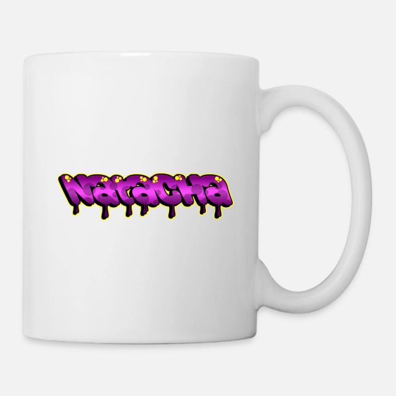 Graffiti Vorname Natacha - Tasse - Weiß