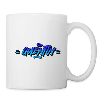 Graffiti Vorname Quentin - Tasse - Weiß - Rechts