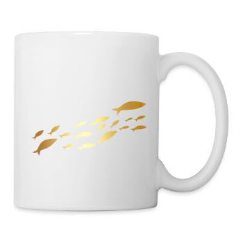 Golden Sardine Fish - Mug - white - Right