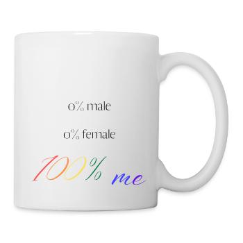 100% me - Mug blanc - blanc - Droite