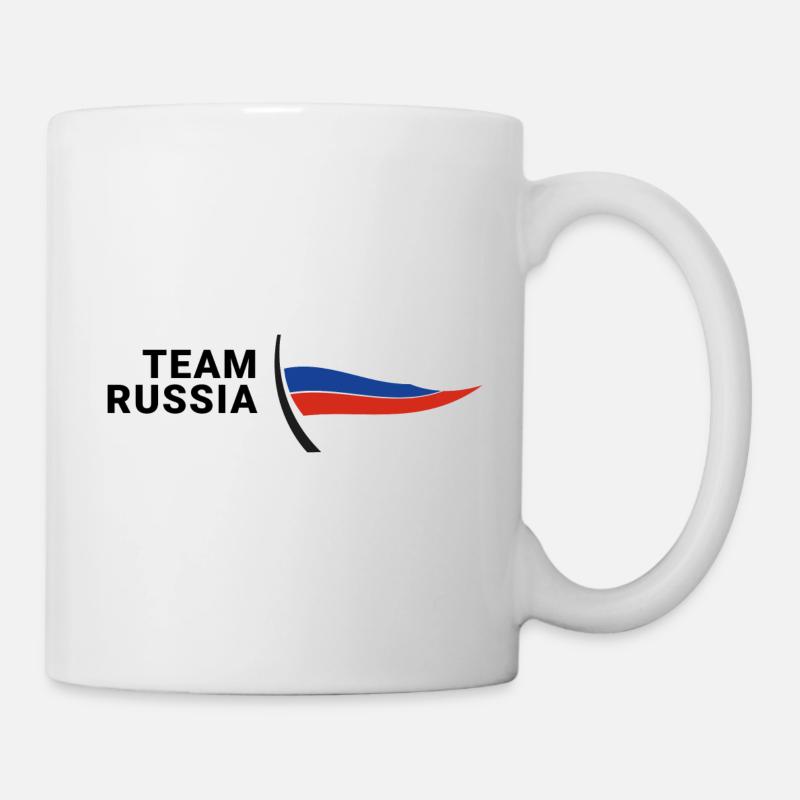 Team Russia - Tasse - Weiß